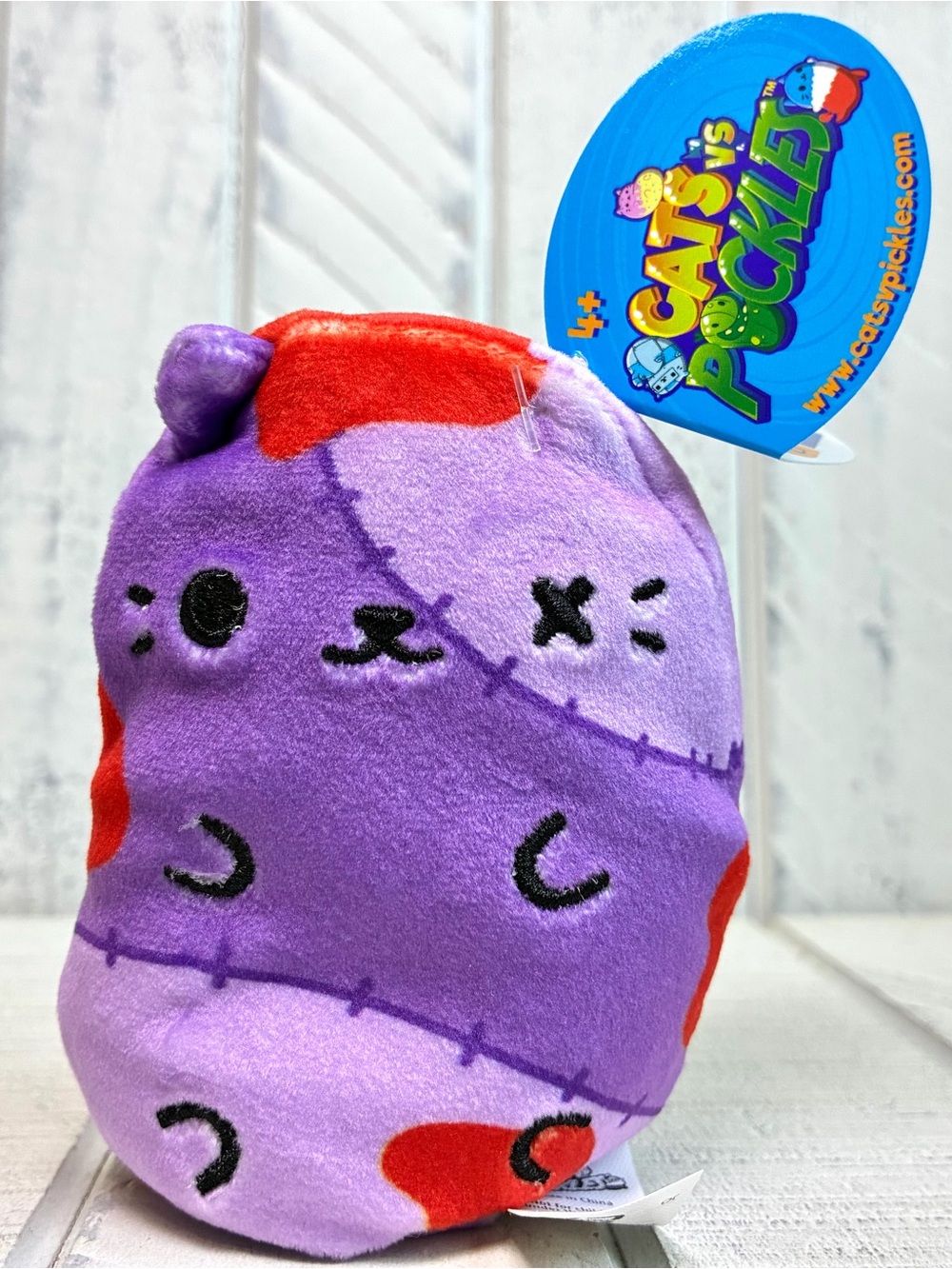 Cats Vs Pickles Catatonia Cat #504 Collectible Plush Toy 5” Cepia, LLC. 2023